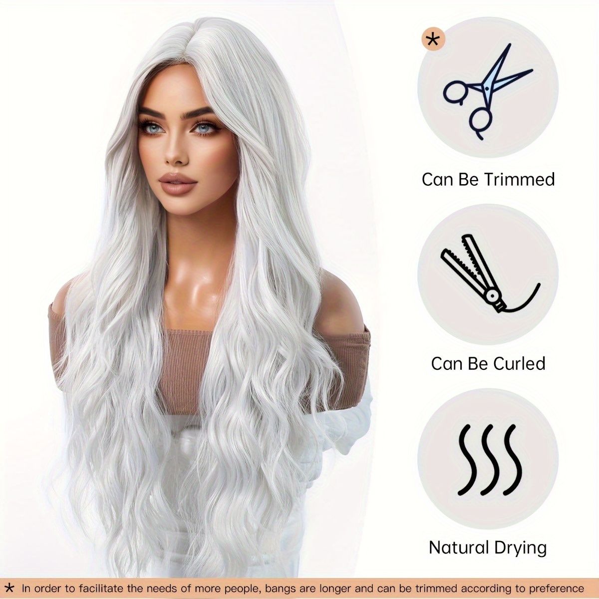 Hair Care Natur - Парик из синтетического волокна бренда Anxin: